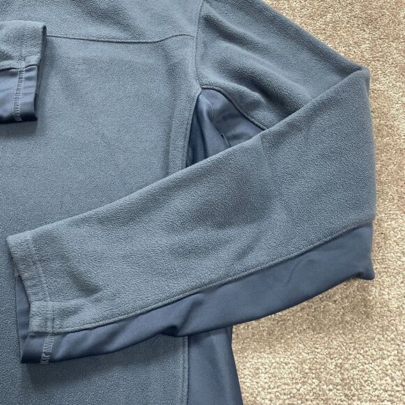 Columbia Active Fleece Jacket Mens XL Blue 1/4 Zip Mock Neck Long Sleeve Outdoor - Picture 6 of 12